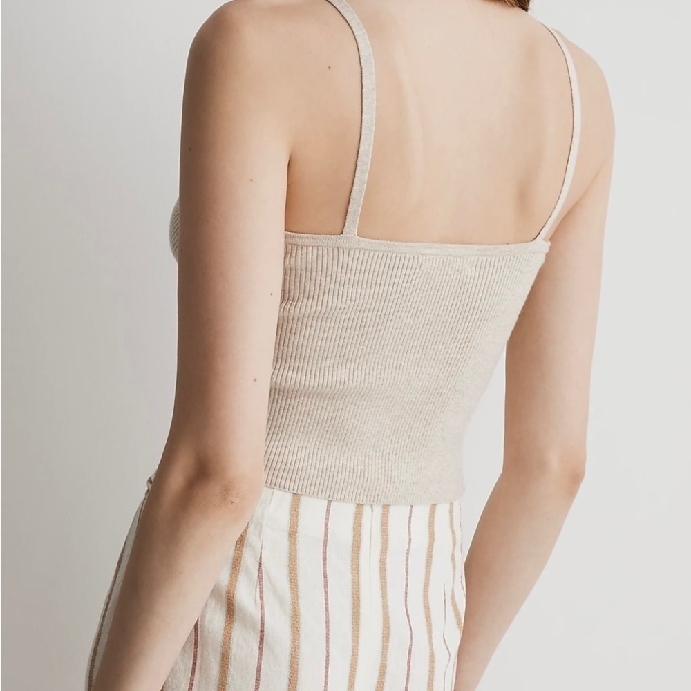 Madewell striped midi sarong skirt - size 10 - desert dune - NWT - Picture 5 of 5
